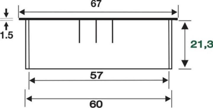 Actual product image OK-Line Kabeldurchlass (Cable hole, 6.70 cm)