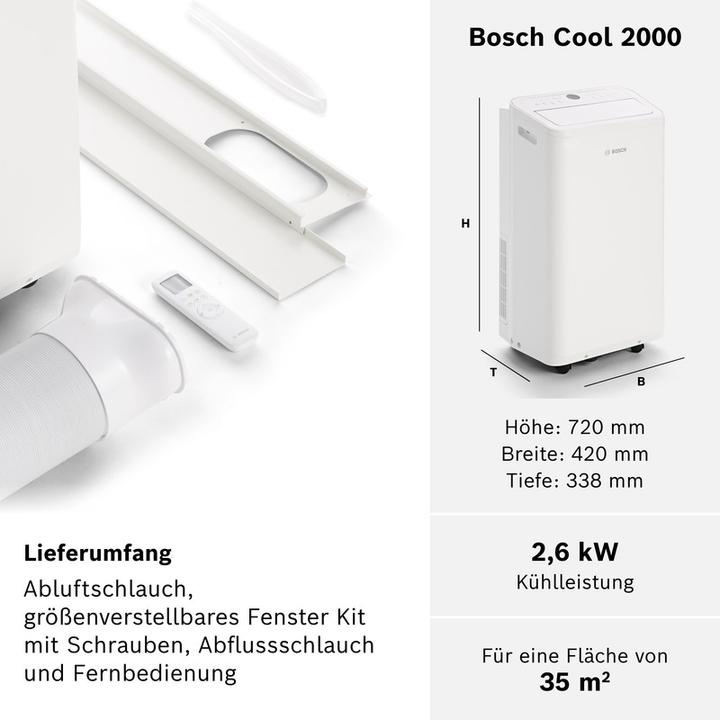 Actual product image Bosch Home Comfort Cool 2000 (35 m², 8871.57 BTU/h)