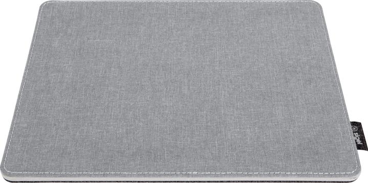Image du produit Sigel Tapis souris Eyestyle, gris clair-noir, couche intermédiaire et coutures blanches, PET recyclé, PP r