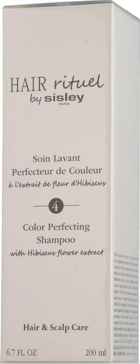 Produktbild Hair Rituel by Sisley Soin Lavant Perfecteur de Couleur Ã l'extrait de fleur d'Hibiscus (200 ml, Flüssiges Shampoo)