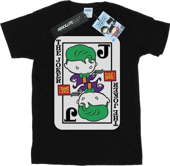 Produktbild Chibi Joker Playing Card TShirt Mädchen (128)