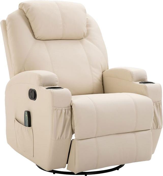 Actual product image Swisshandel24 Relax armchair with reclining function massage armchair electric 5 massage modes imitation leather