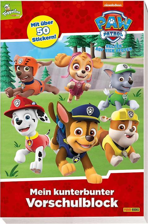 Produktbild Panini Paw Patrol: Mein kunterbunter Vorschulblock (Deutsch, Panini, 2019)