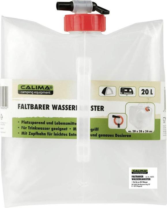 Actual product image Calima Foldable water canister
