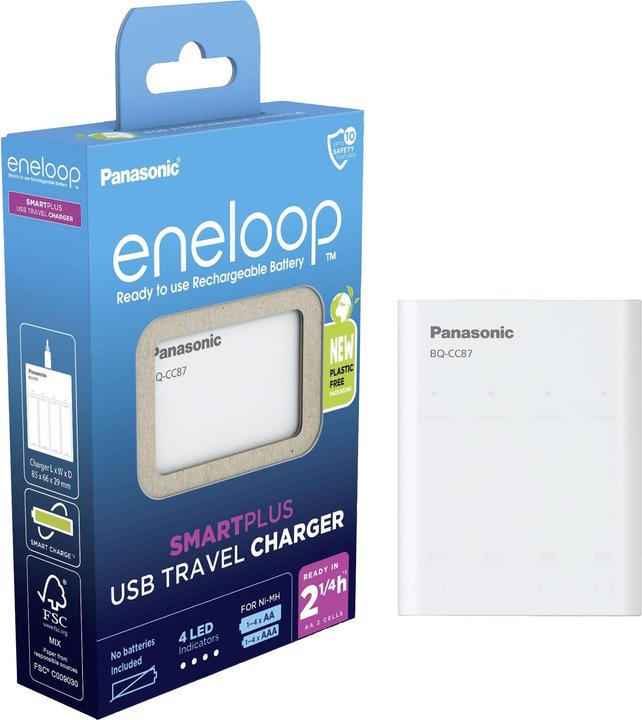 Actual product image Panasonic BQ-CC87 (1 pcs., 1900 mAh, Chargers without battery)