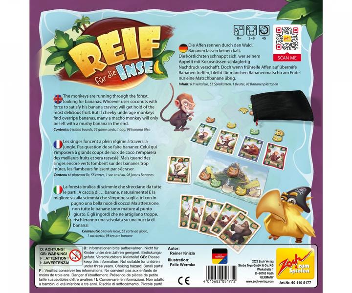 Produktbild Zoch Reif für die Insel (Italienisch, Englisch, Französisch, Deutsch)