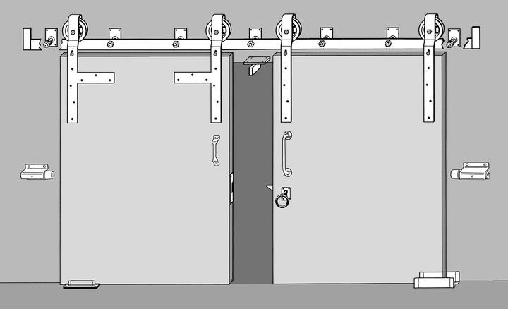 Actual product image Webi Sliding gate rollers