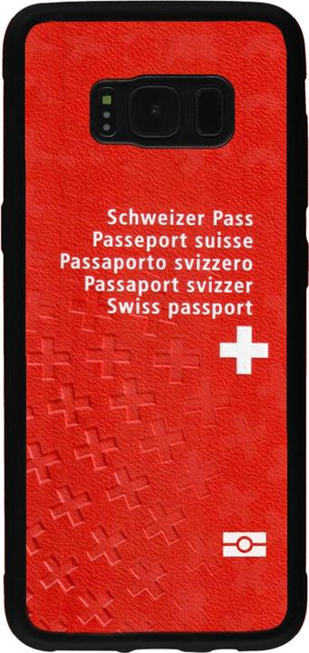 Image du produit PhoneLook Coque Silicone rigide noir Swiss Passport (Samsung Galaxy S8)