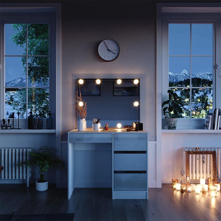 Immagine prodotto Vicco Sherry con illuminazione (90 x 40 x 75 cm)