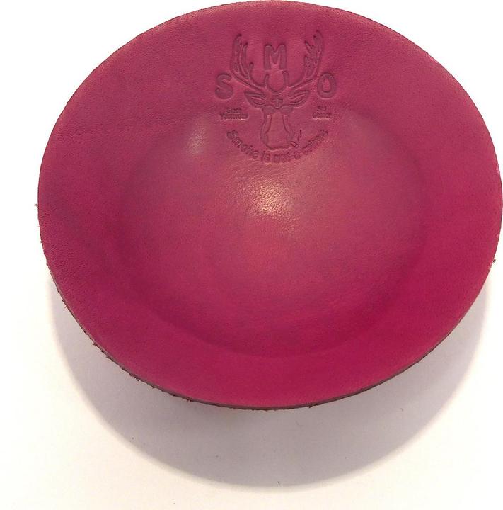 Best Buds Smo Leather Rolling Tray Vintage Pink