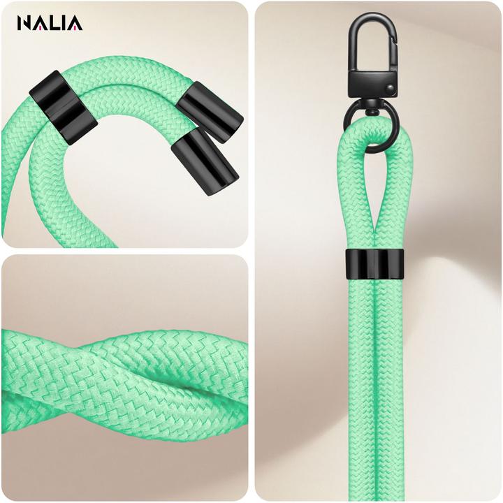 Produktbild Nalia HoldMe Lanyard Handykette - Universal Trageband für Smartphones - Verstellbar, Soft & Elastisch
