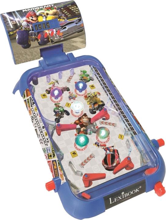 Immagine prodotto Lexibook Flipper elettronico Mario Kart con effetti luminosi e sonori (Tedesco, Inglese, Francese, Italiano)