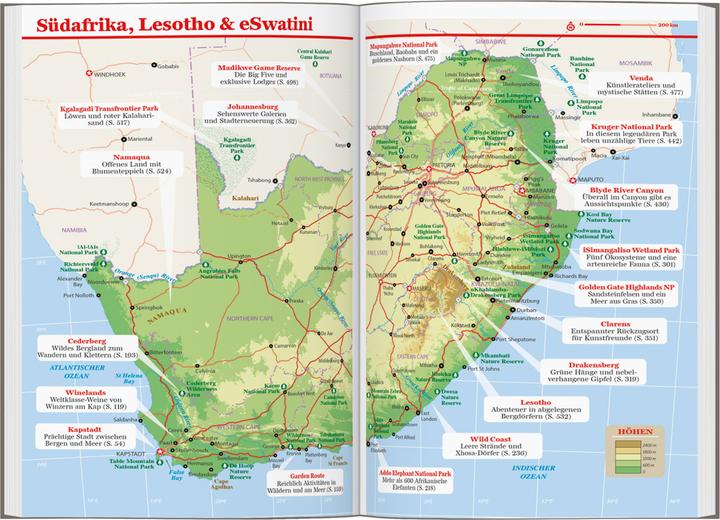 Produktbild Reiseführer Südafrika, Lesotho & eSwatini (Deutsch, Ashley Harrell, Anthony Ham, Robert Balkovich, Simon Richmond, Lucy Corne, Shawn Duthie, James Bainbridge, Jean-Bernard Carillet, 2023)