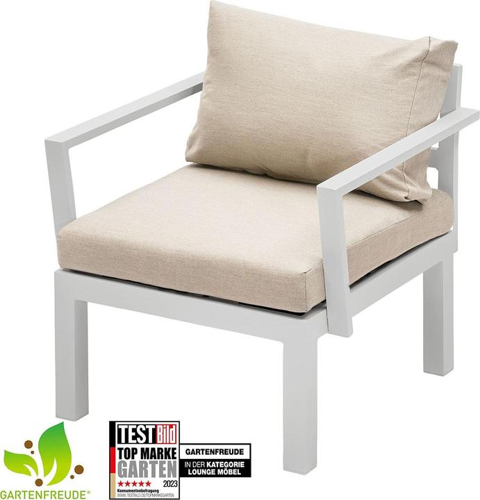 Actual product image Gartenfreude Aluminium armchair Ambience
