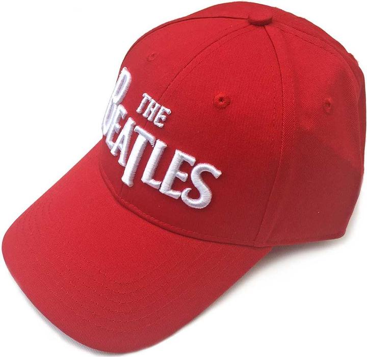 The Beatles Beatles White Drop T Logo Red B