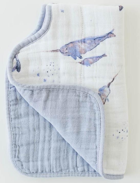 Actual product image little unicorn Burp Cloth (22.60 cm, 30.40 cm)