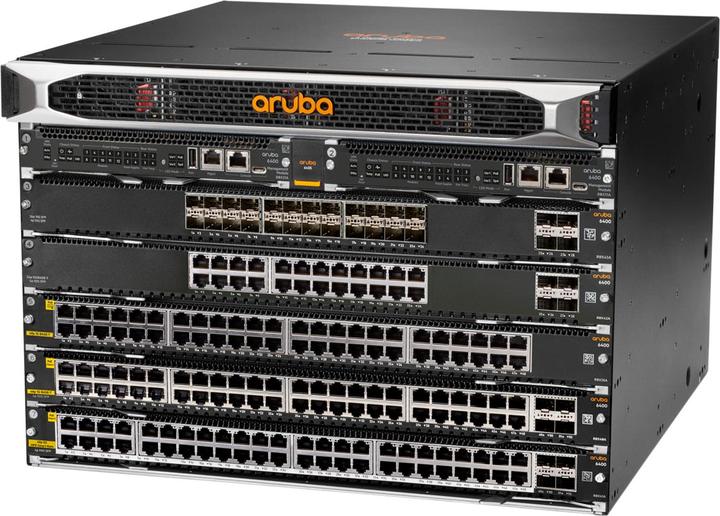 Produktbild HPE E Aruba 6405 Switch, 2 Management Module Slots, 5 Line Module Slots, 4 Power Supply Slots, 2 Fan T