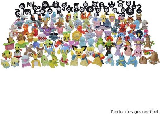 Immagine prodotto Pokémon Peluche Unown H Sitting Cuties - 11,5 cm (11.50 cm)