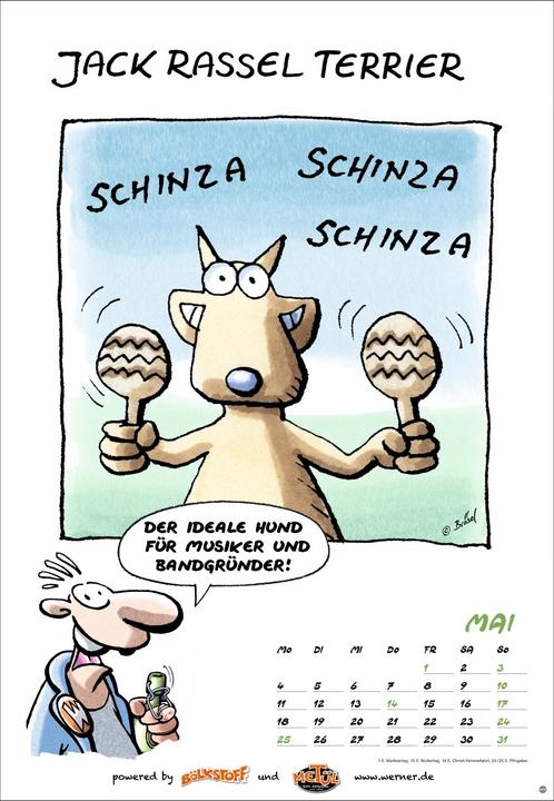 Actual product image Werner Kalender 2026 (Hardcover, German)