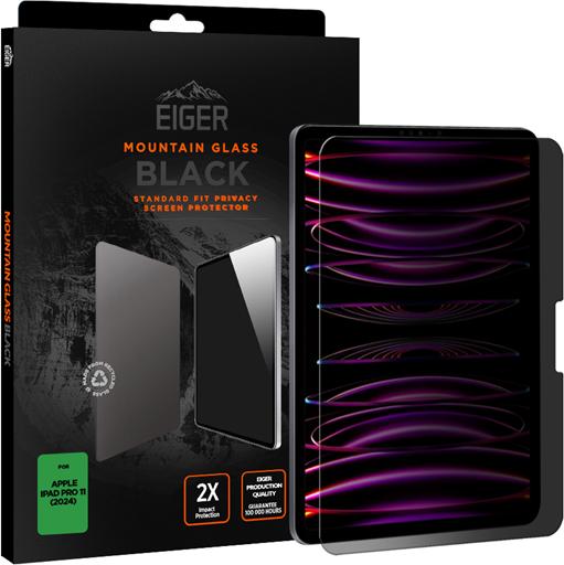 Actual product image Eiger Mountain Glass Black Tablet (1 Piece, iPad Pro 11 2024 (5th gen))