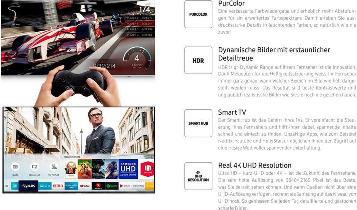 Produktbild Samsung UE50RU7410 (50", LCD, 4K, 2019)