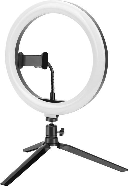 Produktbild Akashi Ringlicht + Smartphone-Halterung und Stativ (Ringleuchte)