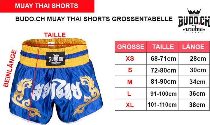 Image du produit Budo.ch Muay Thai Shorts "King" (M)