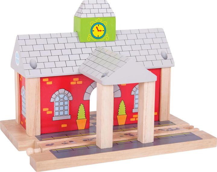 Immagine prodotto Bigjigs Stazione ferroviaria in legno