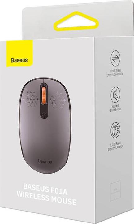 Produktbild Baseus Wireless mouse F01A 2.4G 1600DPI (frosted grey) (Kabellos)