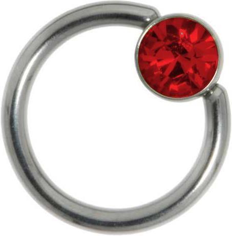Bijouteria 1.2mm Piercingstab (Edelstahl, Swarovski Kristall)