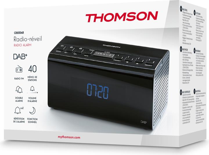 Thomson CR50DAB Alarm Clock Digital Alarm Clock