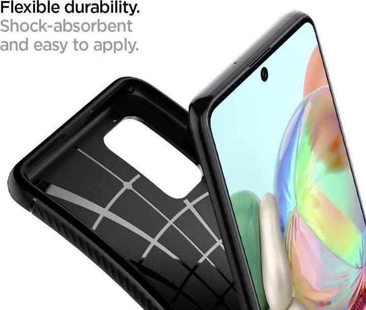 Actual product image Spigen rugged army (Samsung Galaxy A71)