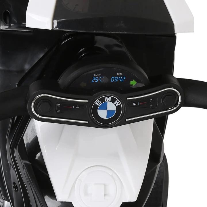 Actual product image Homcom Kinder Elektro Motorrad mit Licht- und Soundeffekte BMW S1000 RR Weiss (6 V)