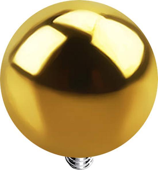 Image du produit Star Piercing Dermal Anchor Boule dorée (Titane G23, sans laiton)