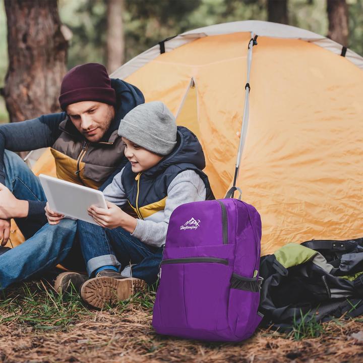 Image du produit Intirilife Sac à dos pliable violet (36 l)