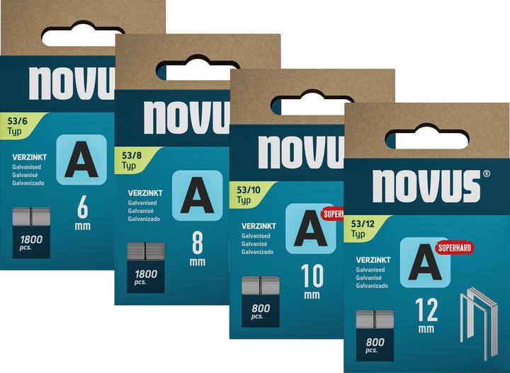 Produktbild Novus Feindrahtklammern A 53 6mm 1800 Stk.