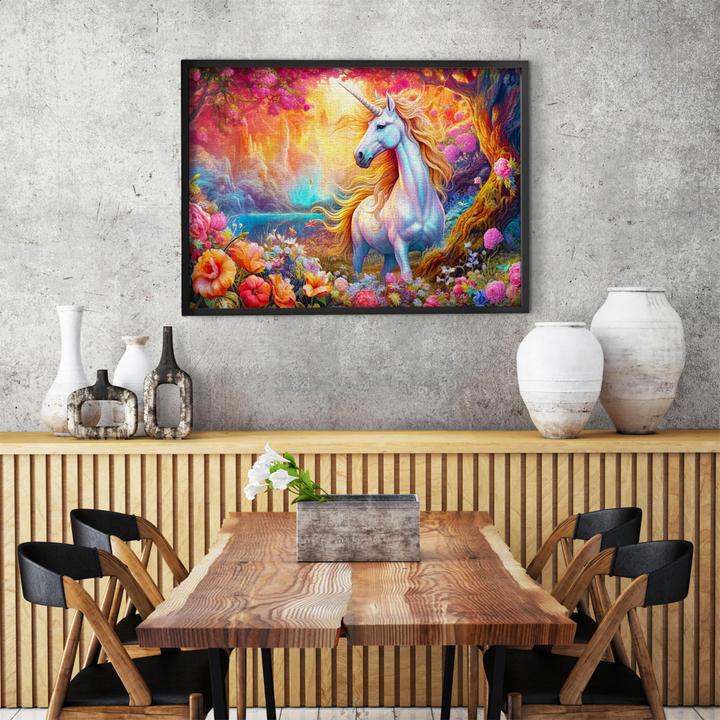 Actual product image Enjoy Puzzle Puzzle 1000 pieces - Enchanted Harmony Unicorn (1000 pieces)