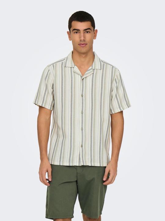 Produktbild Only & Sons Onstrev Life Reg Stripe Ss Shirt Noos (M)