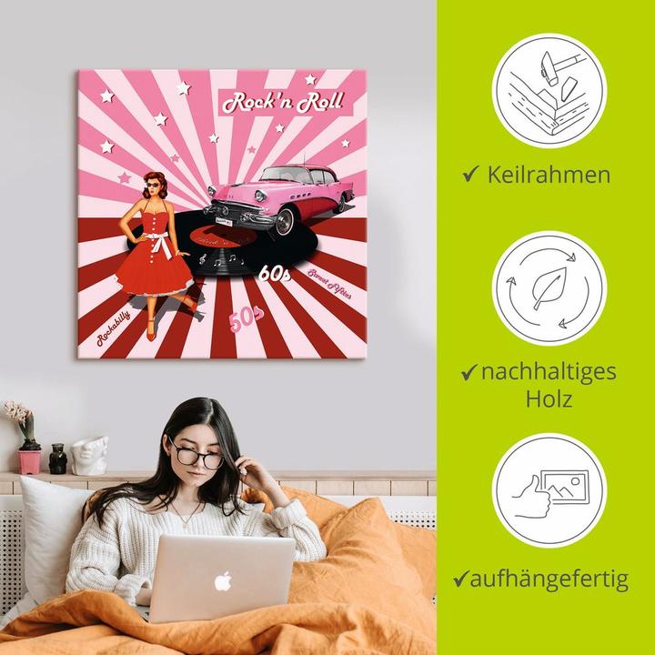 Produktbild Artland Rock'n Roll die 50er Jahre T6HI (40x40 cm)