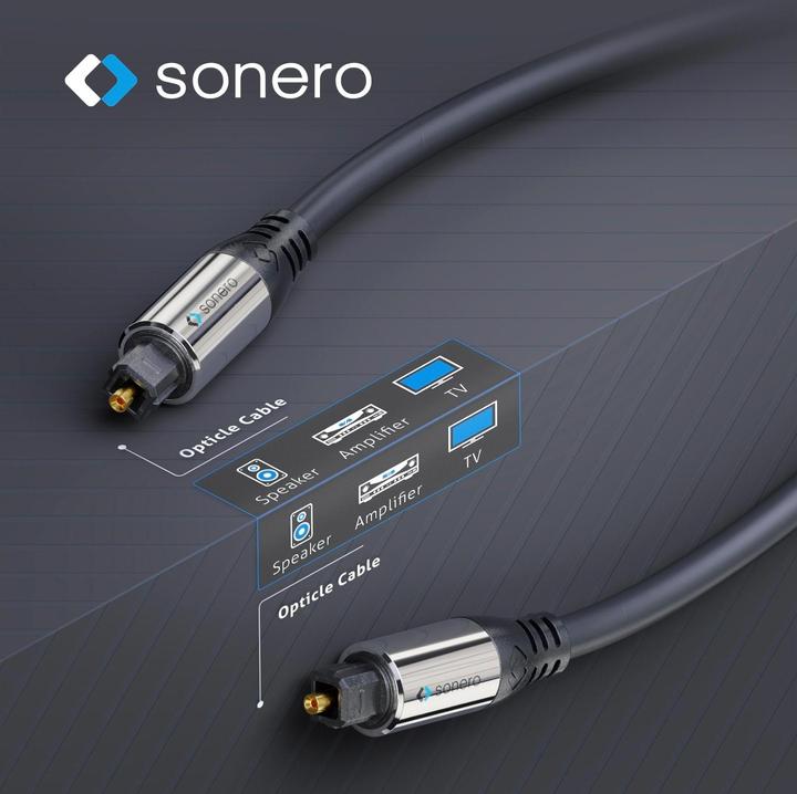 Produktbild Sonero Toslink – Toslink (3 m, Optisch)