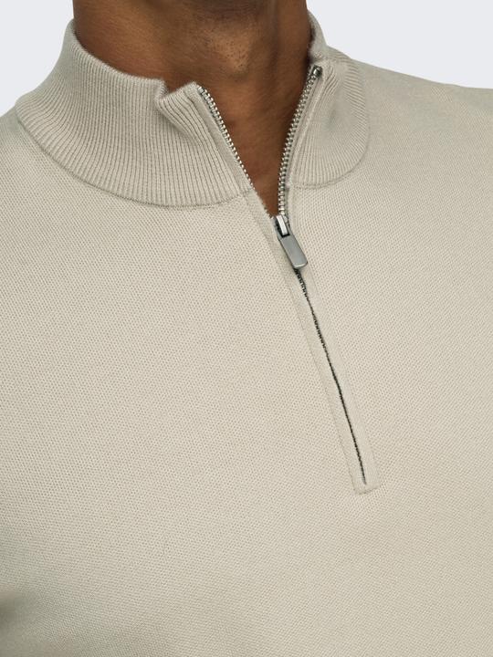 Actual product image Only & Sons Onscooper Reg 12 Half Zip High Neck Knit (XL)
