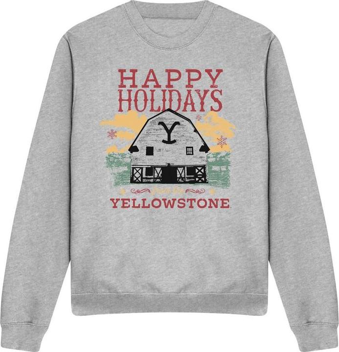 Yellowstone Happy Holidays Sweatshirt weihnachtliches Design
