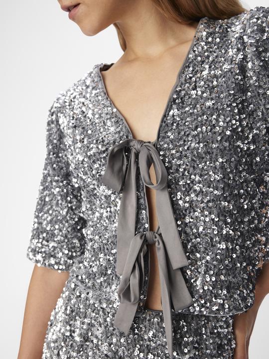 Actual product image Object Sequin crop top (L)
