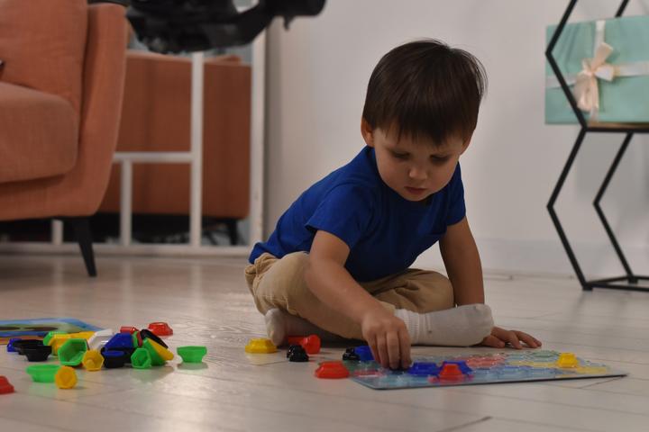 Image du produit Montessori Jeu éducatif, jeu familial, Big Baby Mosaic - Coccinelle 52 pièces