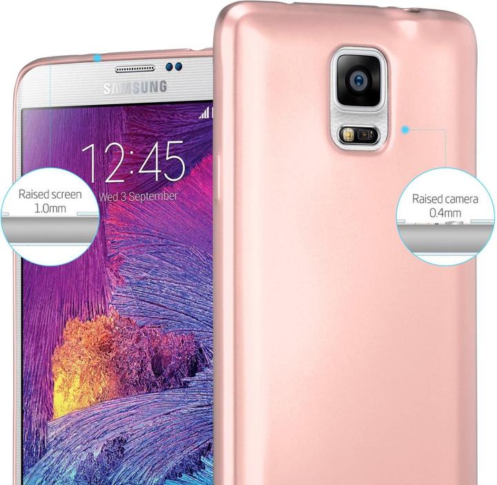 Produktbild Cadorabo Hard Cover Matt Metall Hülle für Samsung Galaxy NOTE 4 (Samsung Galaxy Note 4)