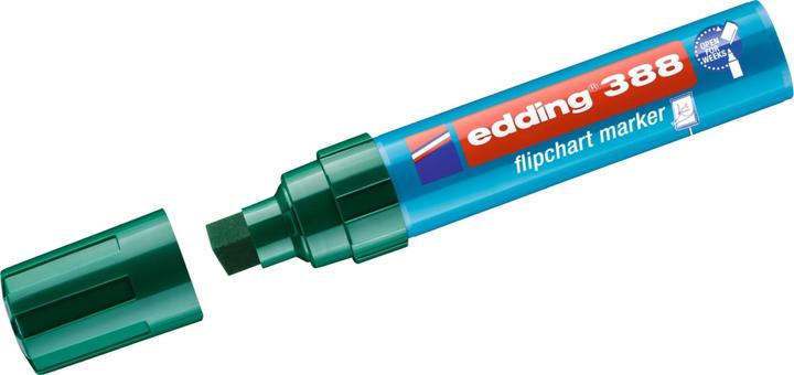 Actual product image Edding Flipchart marker 388, single use, 4-12mm, writing colour: green 1 pc. (Green, 12 mm, 1 x)