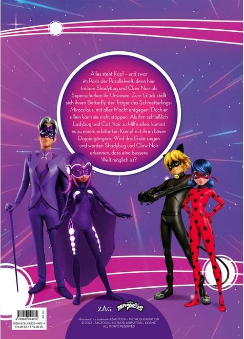 Actual product image Panini Miraculous: Die Abenteuer von Shadybug und Claw Noir in Paris (German, Claudia weber, 2024)
