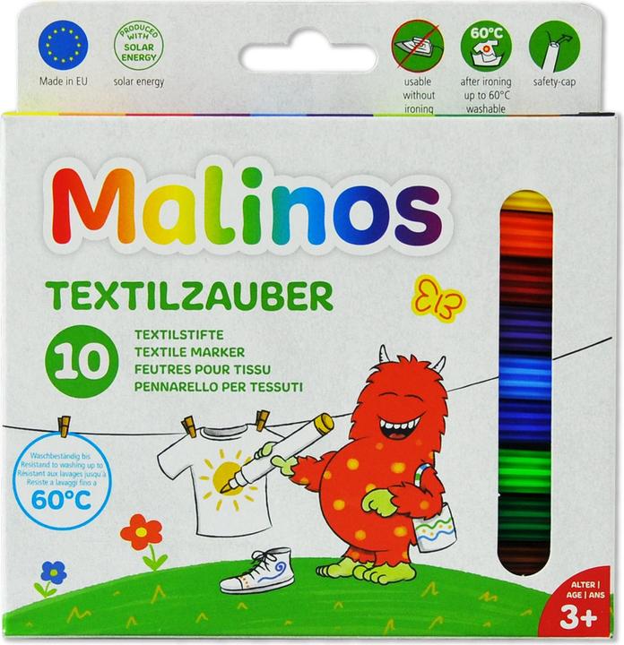 Actual product image Malinos Textile pencils (Multicoloured, 10 x)