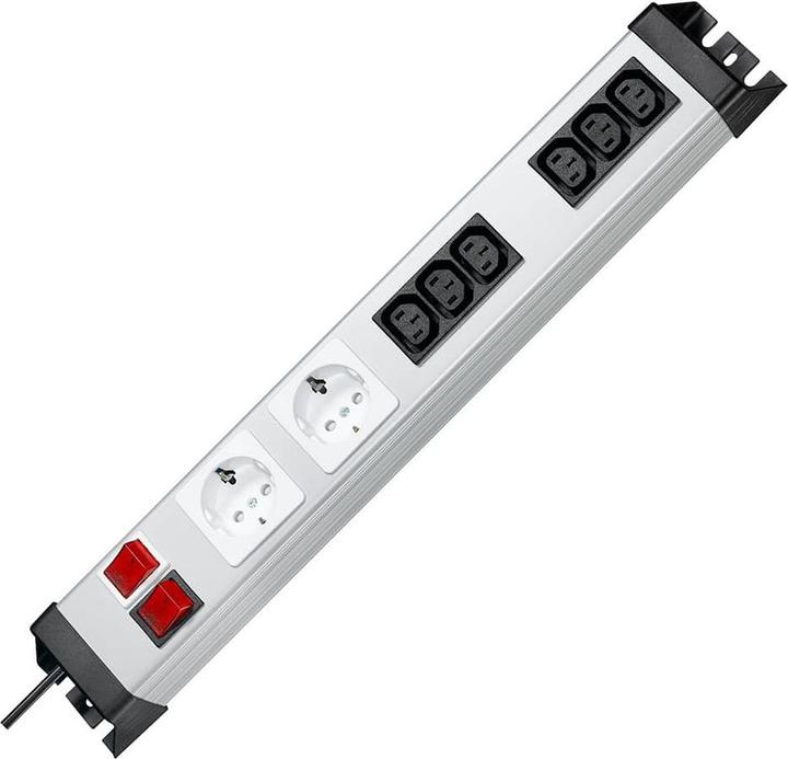 Produktbild Kopp POWERversal 1x2-fach Schutzkontakt + 2x3-fach IEC320-C13