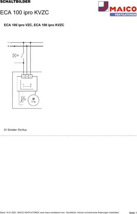 Actual product image Maico ECA 100 ipro